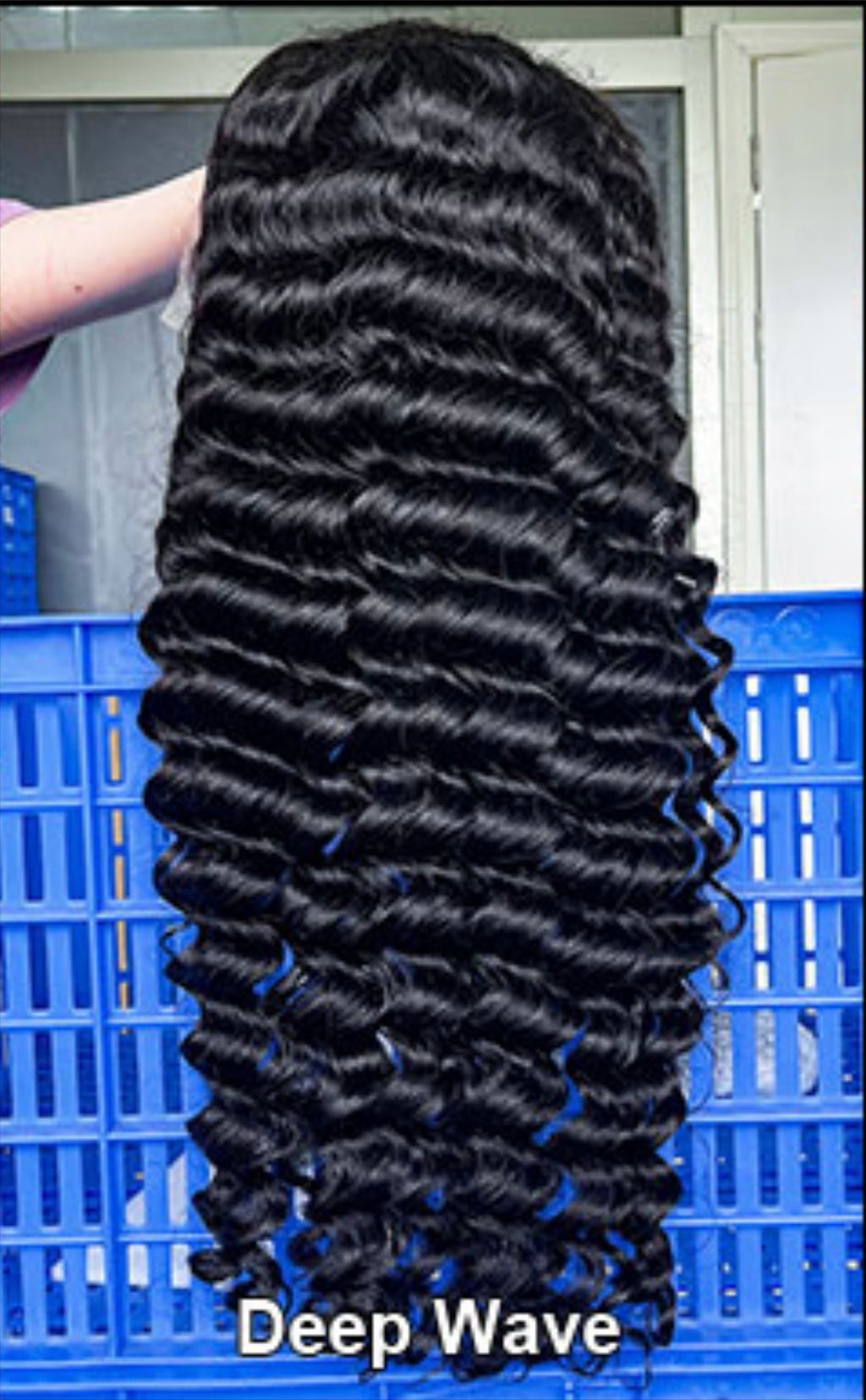Luxevia Deep Wave Lace Wig (HD & Transparent | 100% Raw Human Hair)