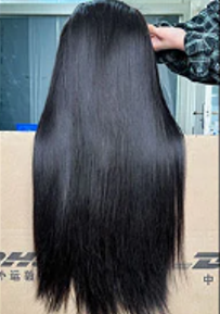 Luxevia Straight Lace Wig (HD & Transparent | 100% Raw Human Hair)